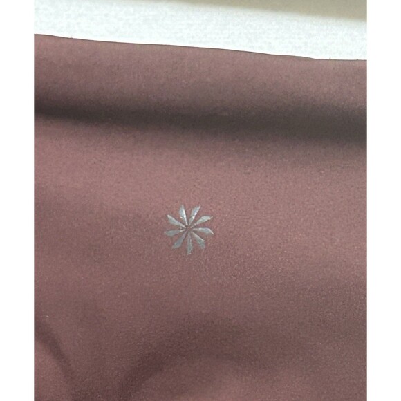 Athleta Persistence Laser Cut Womens‎ S Maroon Leggings - Picture 9 of 13